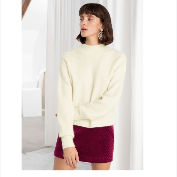 & Other Stories Alpaca & Wool Blend Sweater - Picture 2 of 3